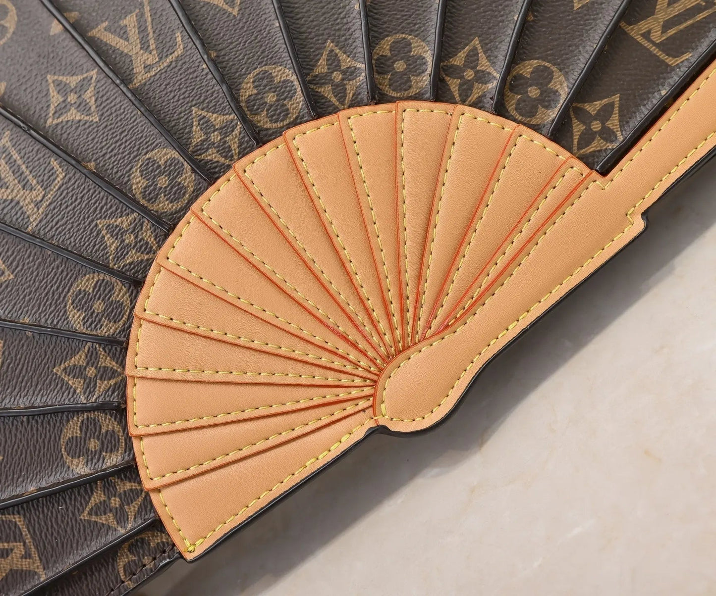 Elegant Fan-Shaped Leather Crossbody Bag-18 mysite