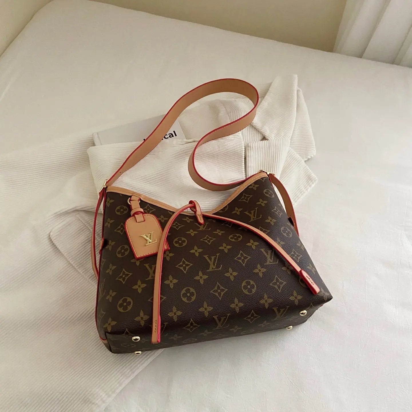 Monogram Cross-Strap Shoulder Bag-18 mysite