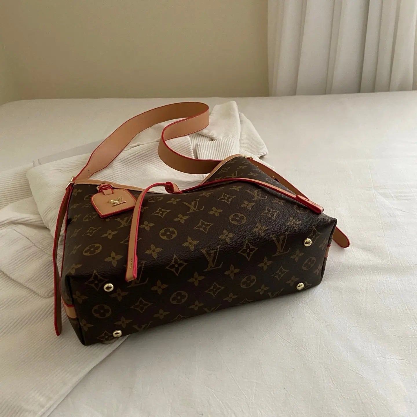 Monogram Cross-Strap Shoulder Bag-18 mysite