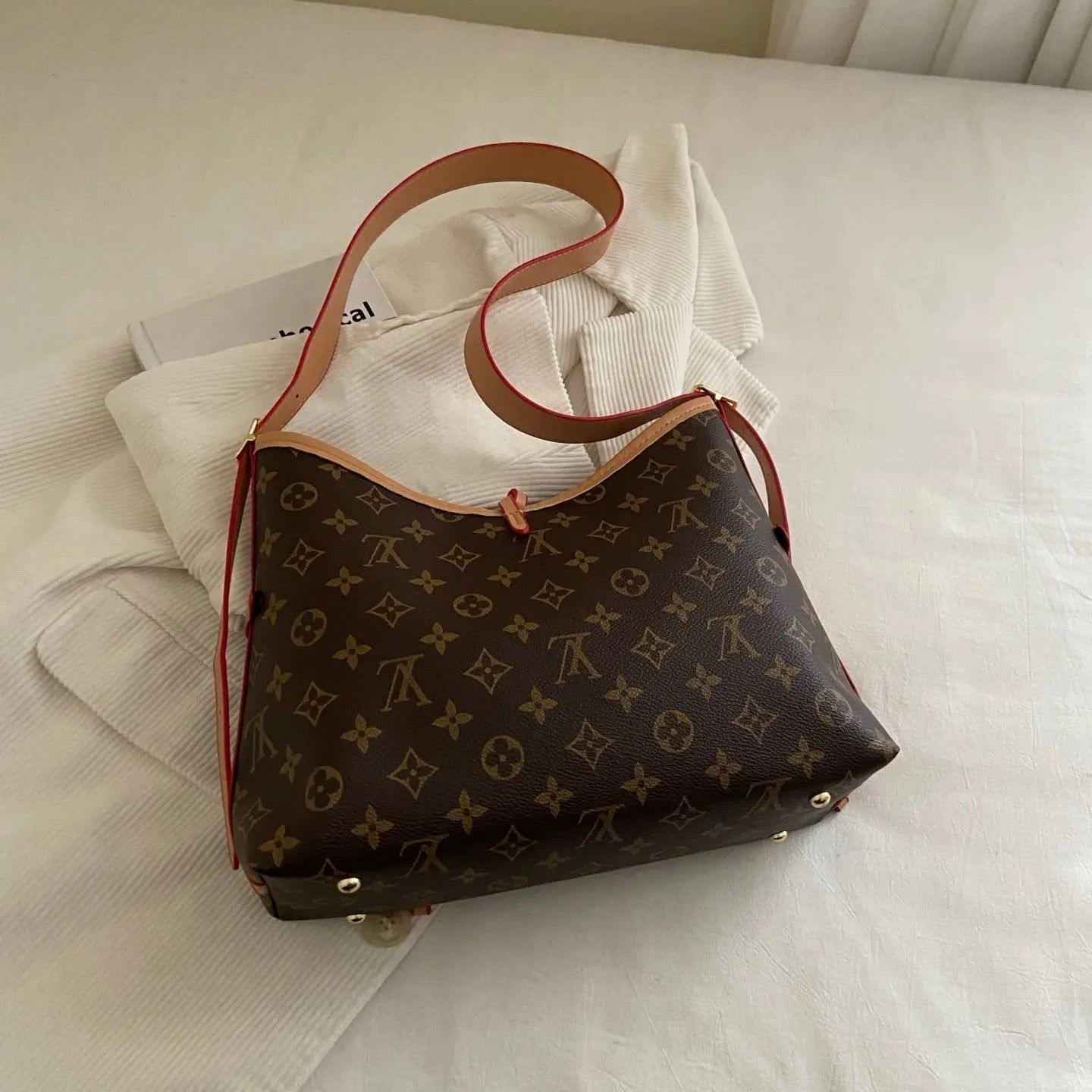Monogram Cross-Strap Shoulder Bag-18 mysite