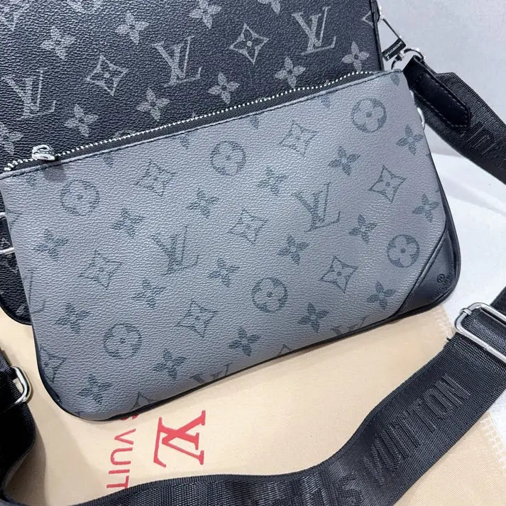 Classic Monogram Trio Messenger Bag - A Fashion Must-Have 011-18 mysite