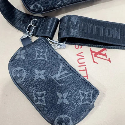 Classic Monogram Trio Messenger Bag - A Fashion Must-Have 011-18 mysite