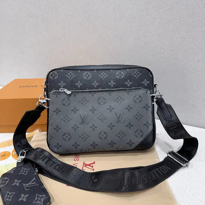 Classic Monogram Trio Messenger Bag - A Fashion Must-Have 011-18 mysite