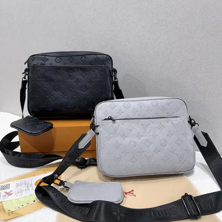 Classic Monogram Trio Messenger Bag - A Fashion Must-Have 011-18 mysite