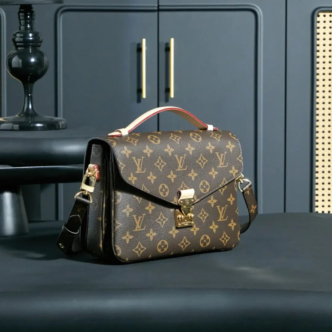 Dark Brown 2-in-1 Top-Handle & Crossbody Bag 010-18 mysite