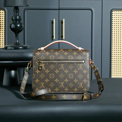 Dark Brown 2-in-1 Top-Handle & Crossbody Bag 010-18 mysite