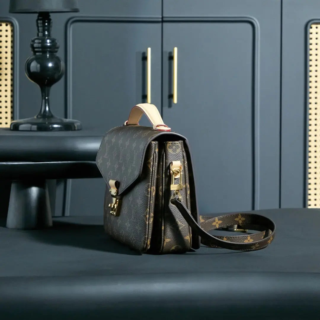 Dark Brown 2-in-1 Top-Handle & Crossbody Bag 010-18 mysite