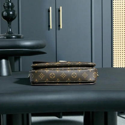 Dark Brown 2-in-1 Top-Handle & Crossbody Bag 010-18 mysite