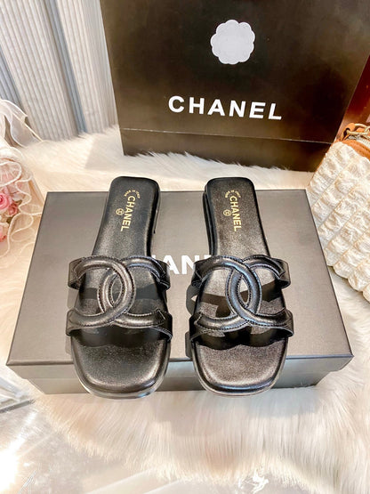 Premium light-luxury glossy flat slides-s2 mysite