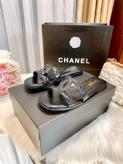 Premium light-luxury glossy flat slides-s2 mysite