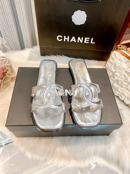 Premium light-luxury glossy flat slides-s2 mysite