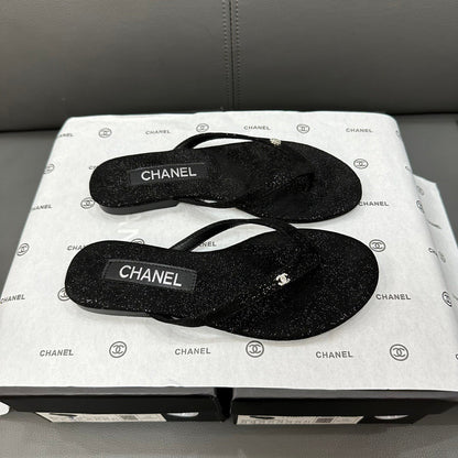 Fashion glitter rhinestone thong flat slides-s2 mysite
