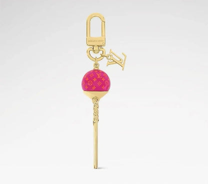 Luxury Lollipop Monogram Bag Charm Keychain-s2 mysite