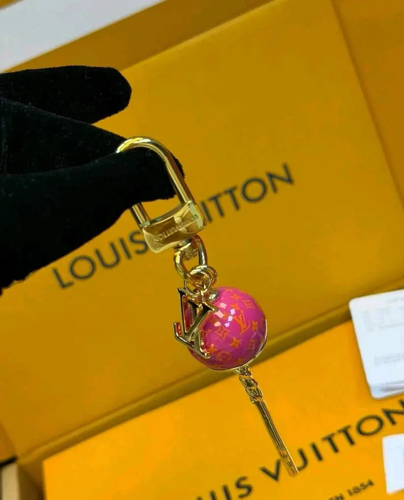 Luxury Lollipop Monogram Bag Charm Keychain-s2 mysite
