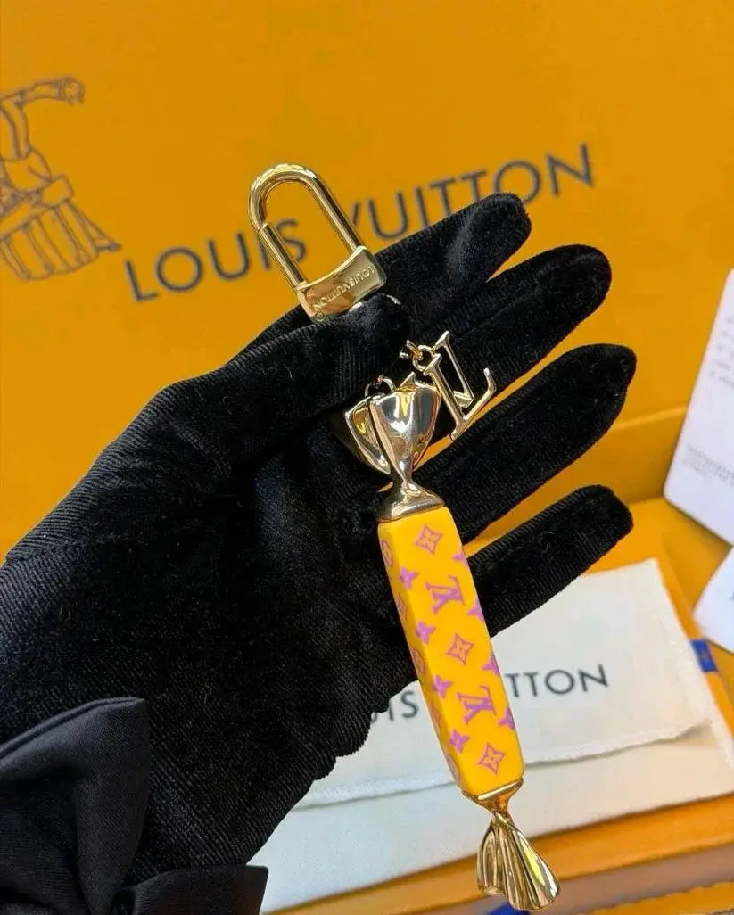 Luxury Lollipop Monogram Bag Charm Keychain-s2 mysite