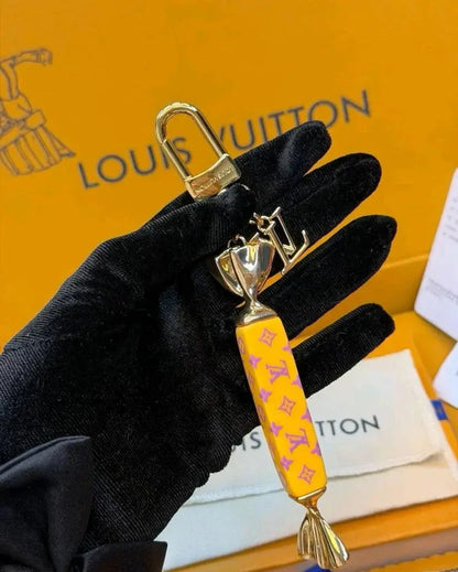 Luxury Lollipop Monogram Bag Charm Keychain-s2 mysite