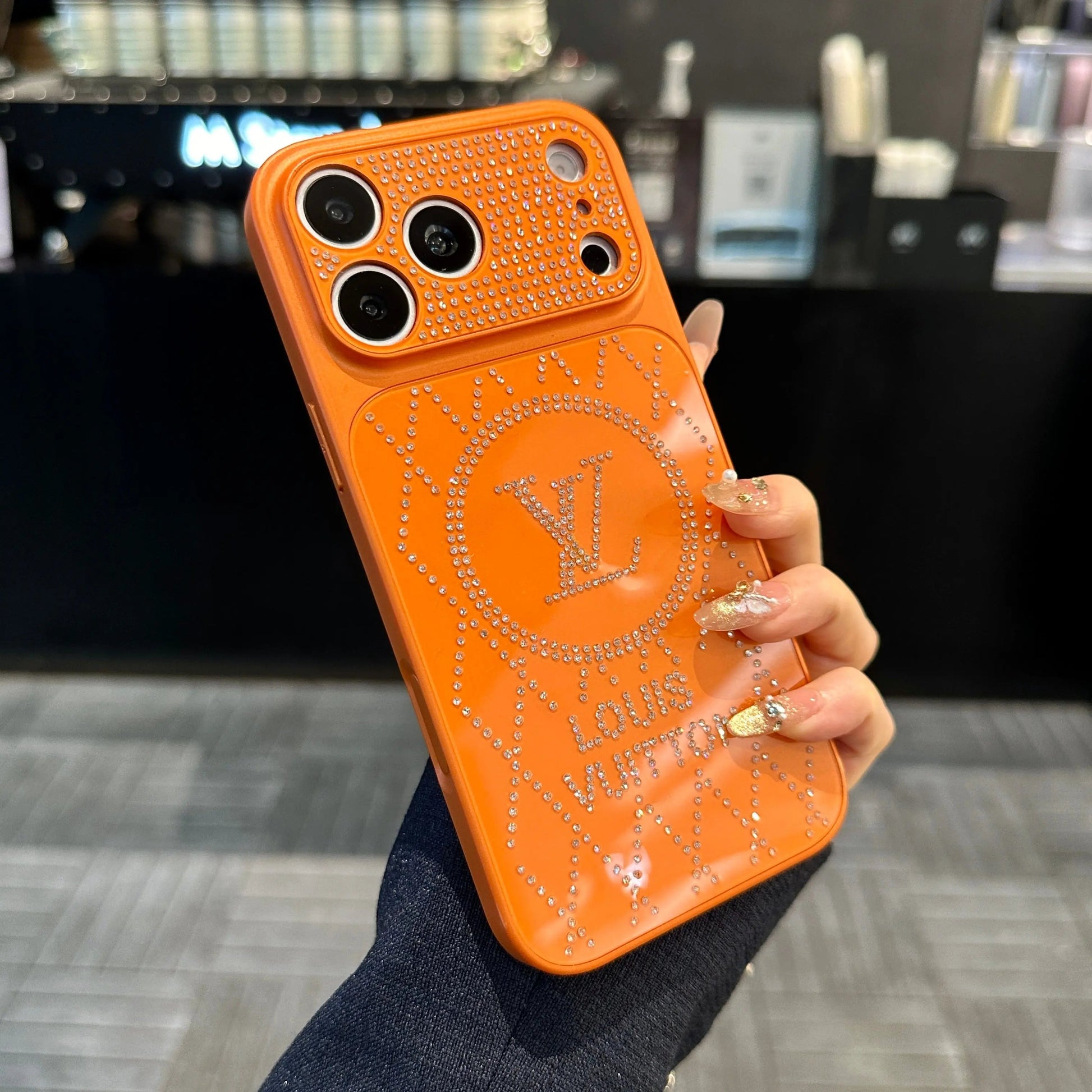New Full Rhinestone Starburst Phone Case-s2 mysite