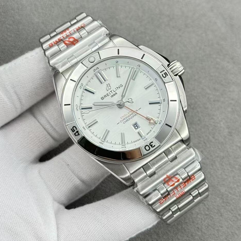 Replica Chronomat Automatic GMT Mechanical Stainless Steel 46mm Mens Watches A323985B1A1A1