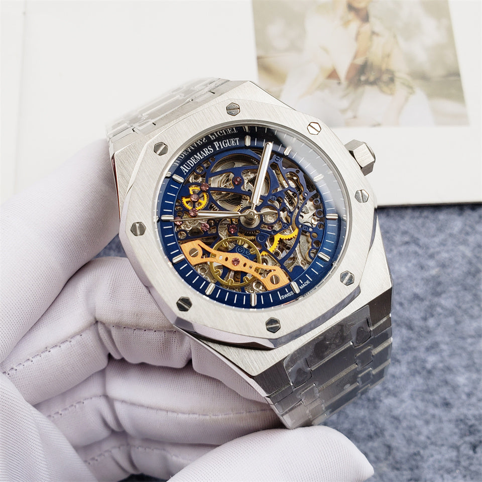 Replica Royal Oak 904l Stainless Steel Hollow Automatic Mechanical Watch 42mm