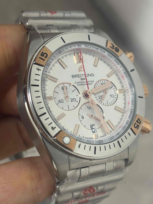 Replika-Edelstahl-Uhr mit japanischem VK-Quarzwerk BL186