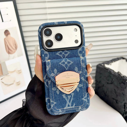Luxury Crossbody iPhone Case with Card Pocket & Detachable Strap-s2 mysite