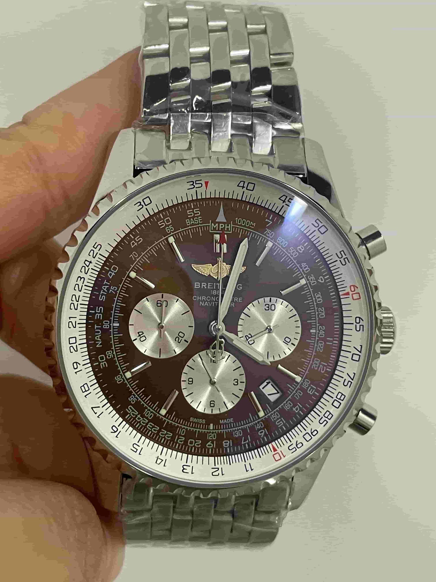 Replica Stainless Steel Japanese Vk Quartz Movement Watch BL237