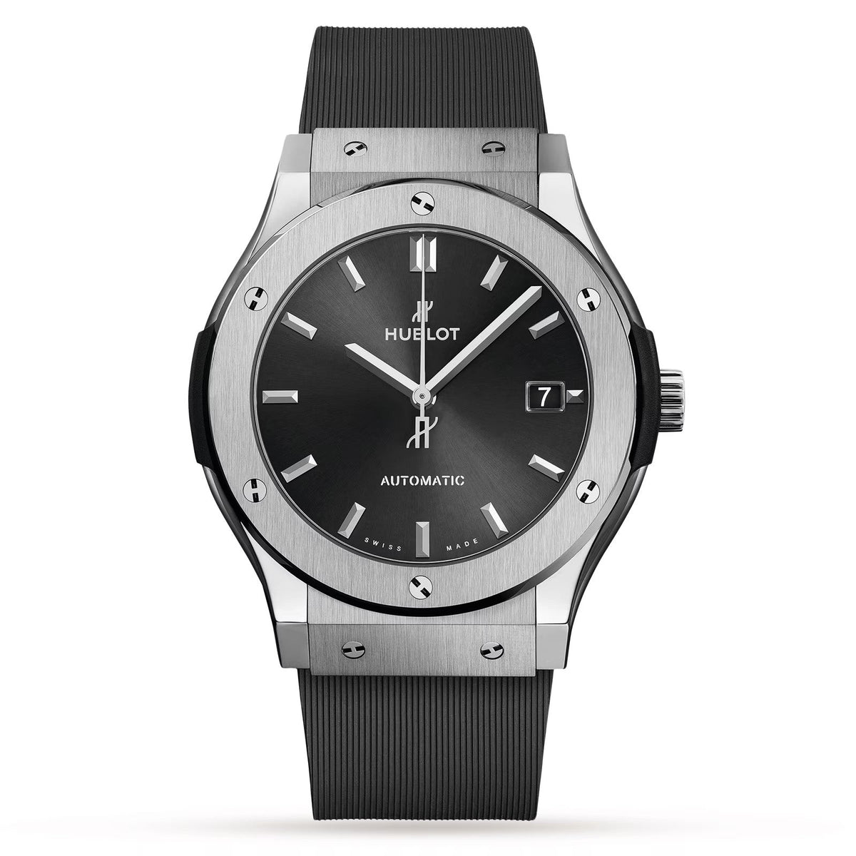 Luxury CLASSIC FUSION Automatic Watch for Men Mechanical Wristwatch Stainless Steel Rubber Strap 42mm Dial