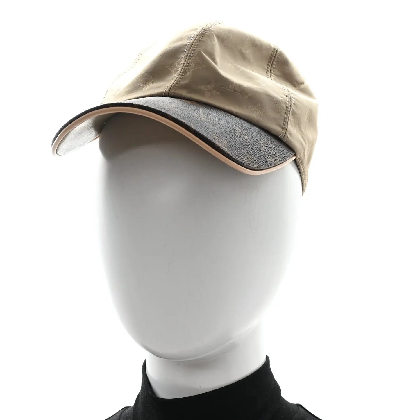 Beige Contrast Brim Baseball Cap-s2 mysite