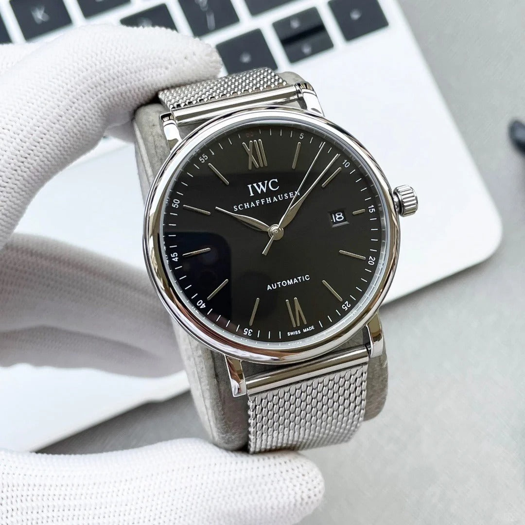 Replica Portofino Automatic IW356505 Steel White Dial Milanese Mesh Bracelet 40mm
