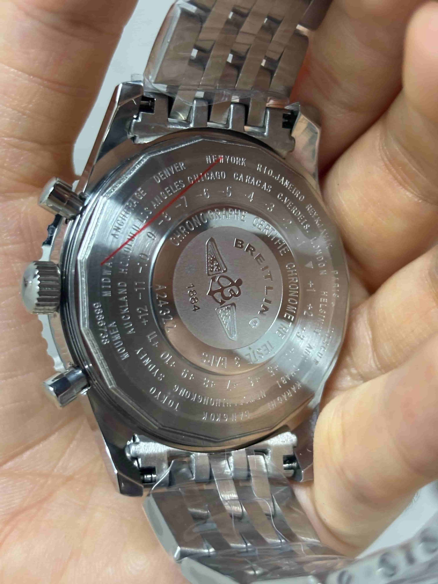 Replica Stainless Steel Japanese Vk63 Quartz Movement Watch  BL59