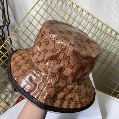 Classic Crystal Canvas Trefoil Bucket Hat-s2 mysite