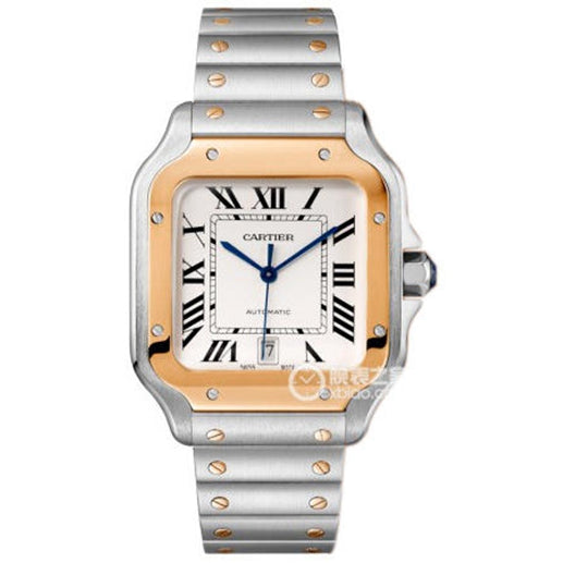 Replica Santos 904l Stainless Steel Automatic Mechanical Watch 39mm-1