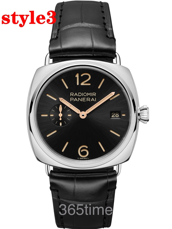 RADIOMIR 904l Stainless Steel Automatic Mechanical Watch Leather Strap Mens Watches 42MM PAM01026