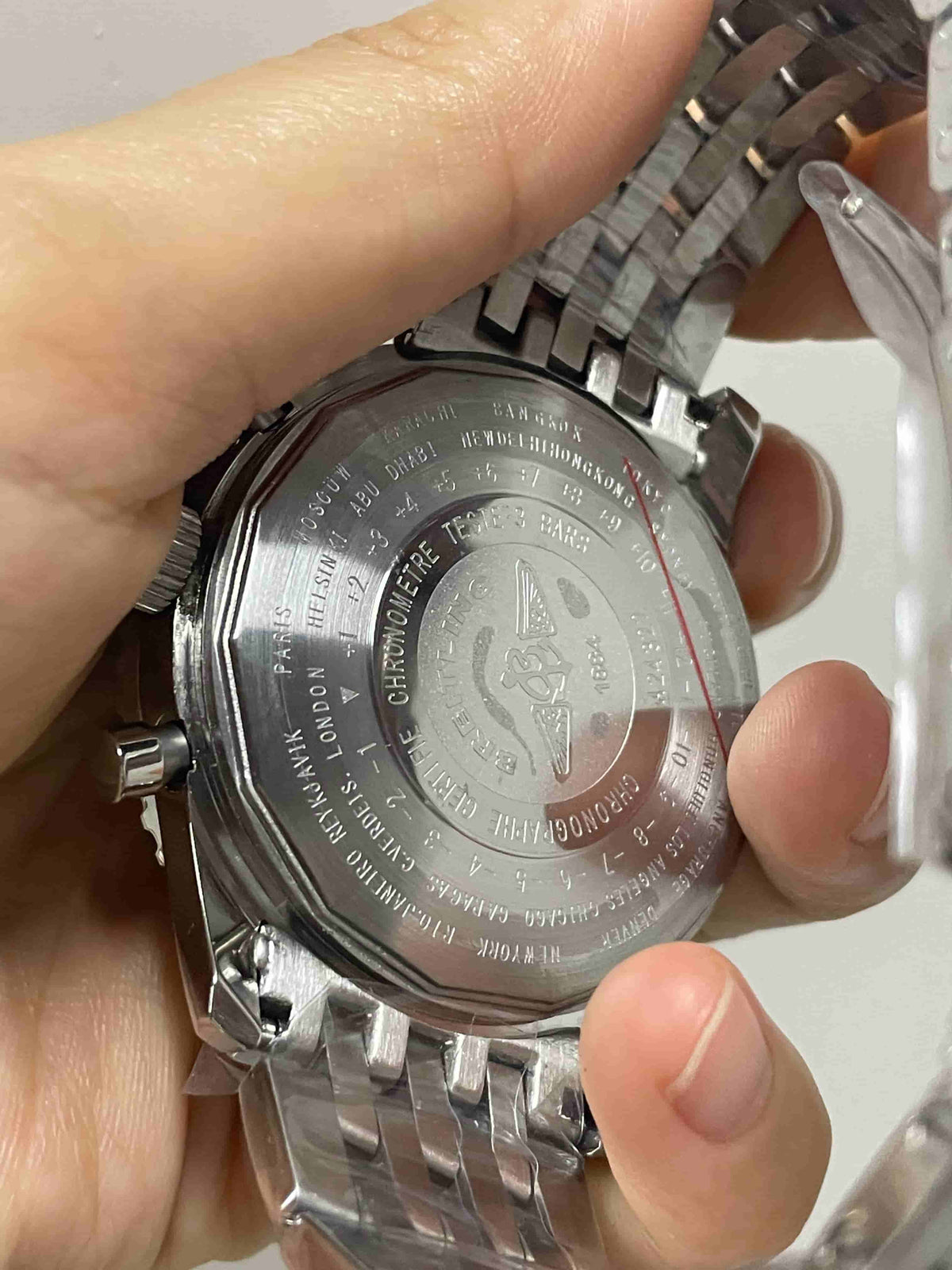 Replica Stainless Steel Japanese Vk63 Quartz Movement Watch BL43