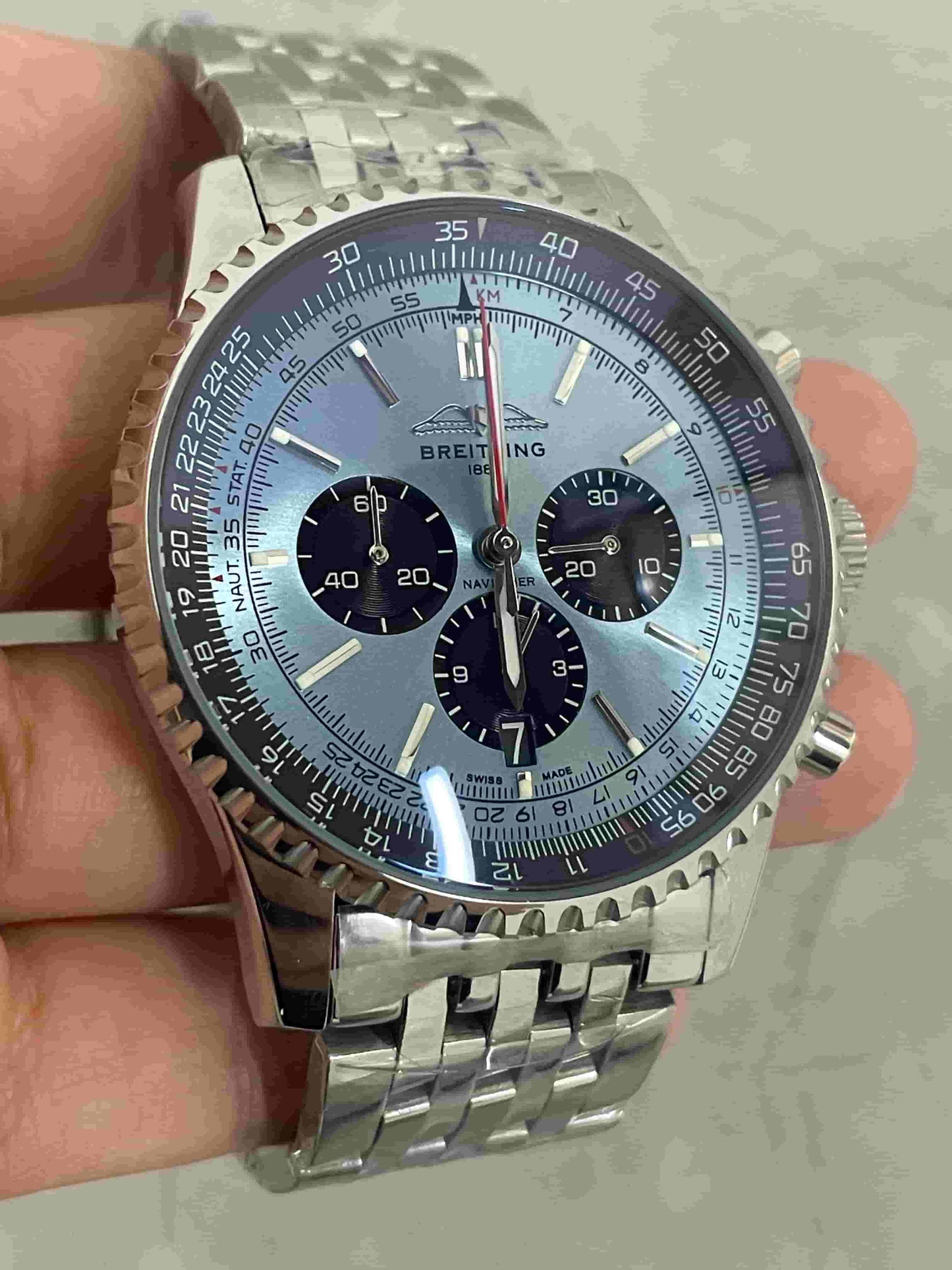 Replica Stainless Steel Japanese Vk63 Quartz Movement Watch BL85