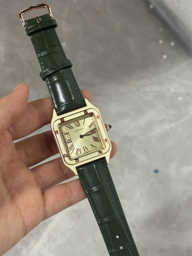 Replica SantosDumont watch WGSA0054 904l Stainless Steel Quartz Watch 32mm/28mm-1