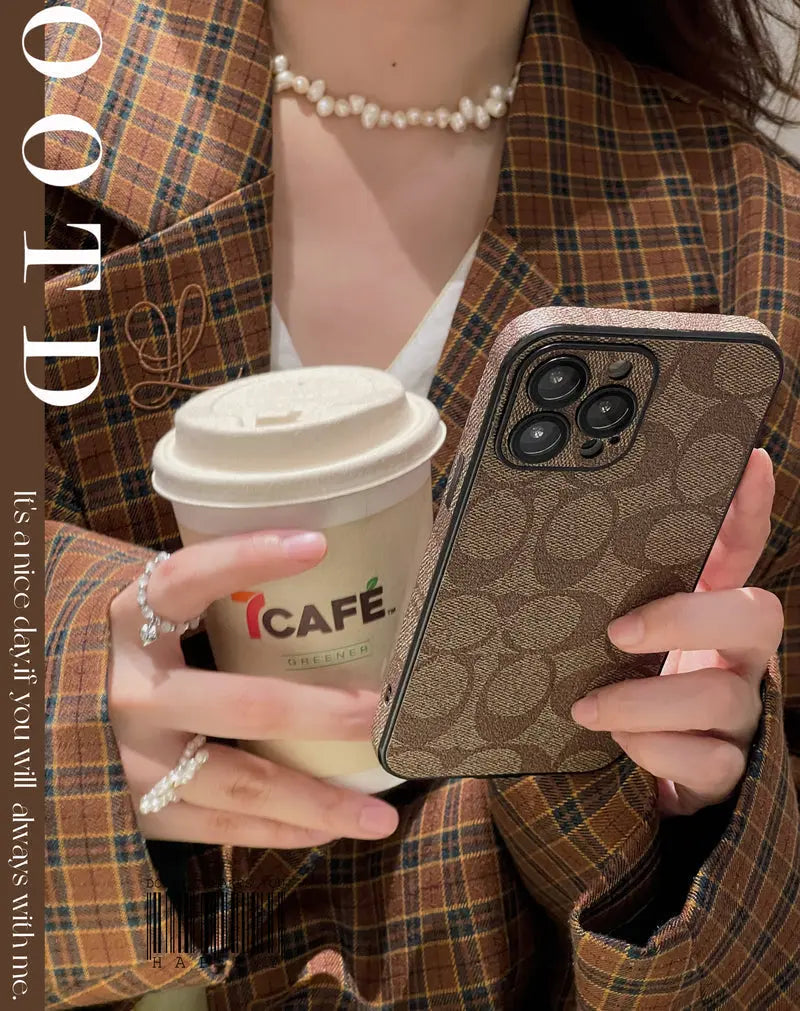 Classic iPhone Case Coffee -QB240402-s2 mysite