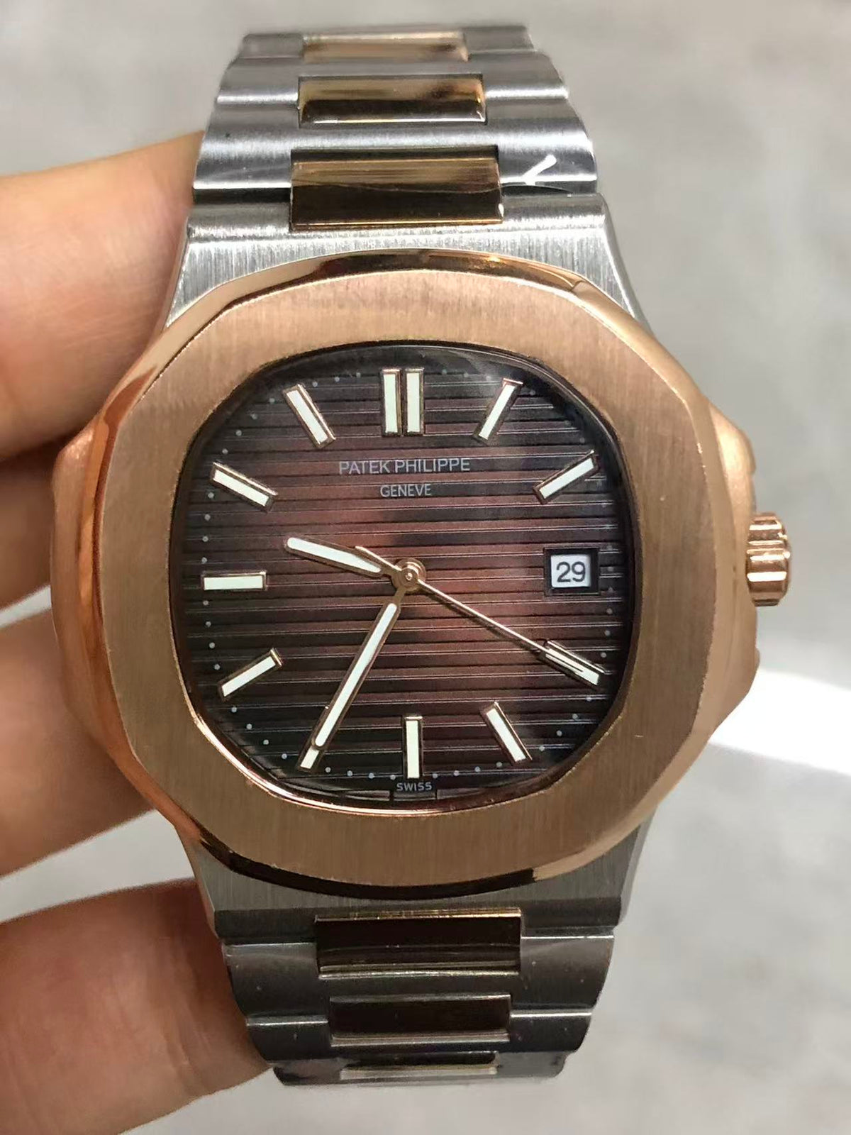 Replica NAUTILUS Stainless Steel Automatic Mechanical Watch 40mm