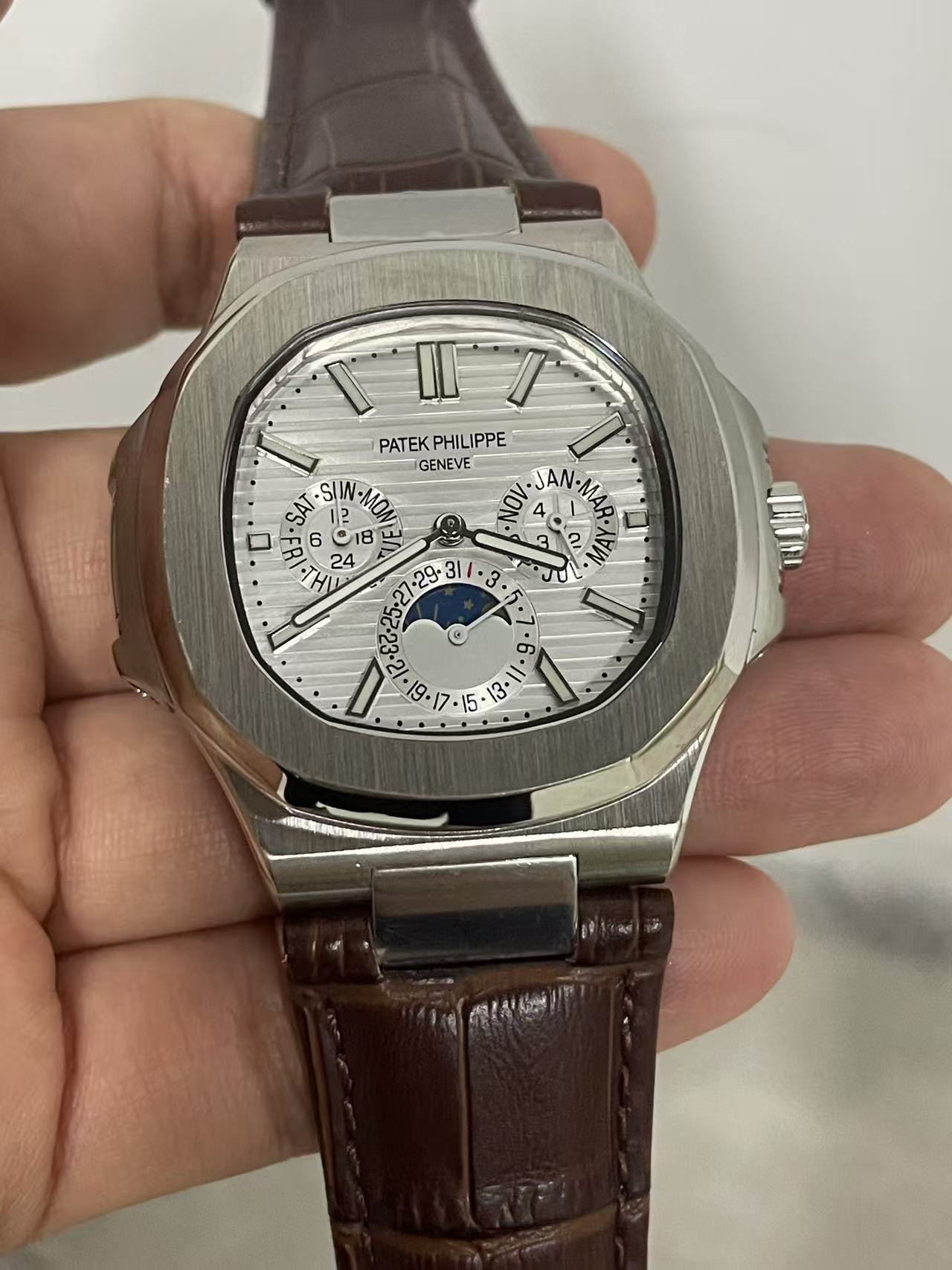 Replica NAUTILUS Stainless Steel Automatic Mechanical Watch 40mm