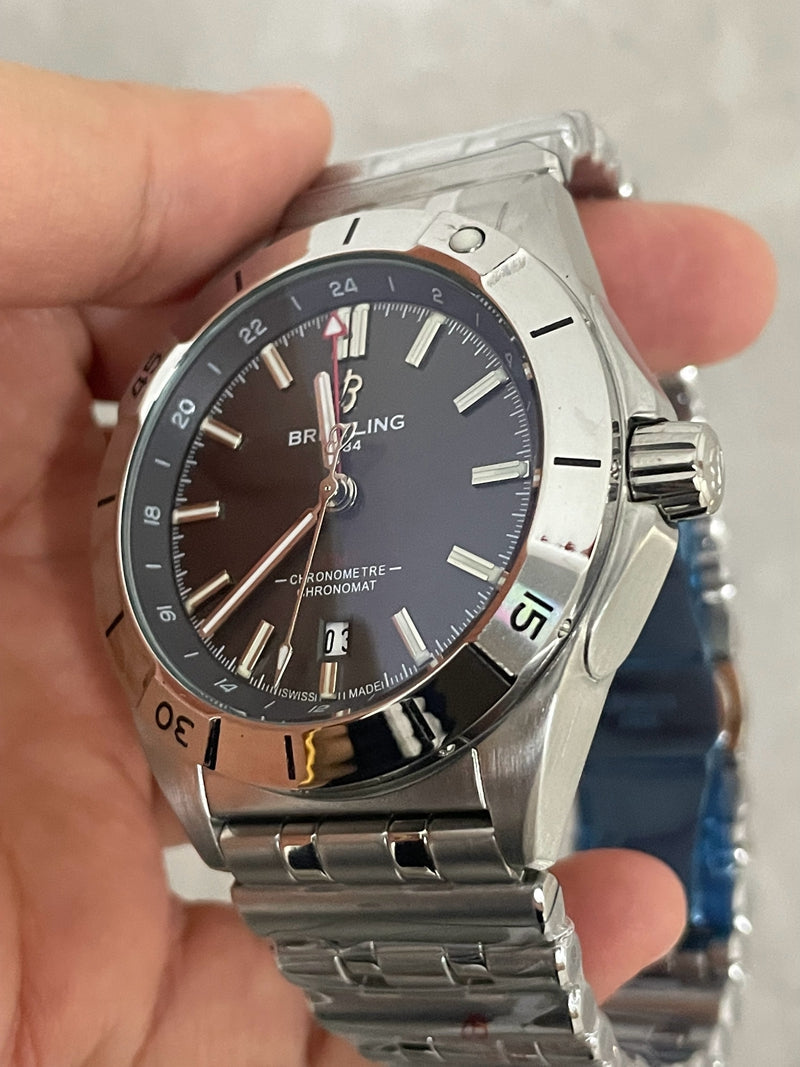 Replica Chronomat Automatic GMT Mechanical Stainless Steel 46mm Mens Watches A32398101M1A1