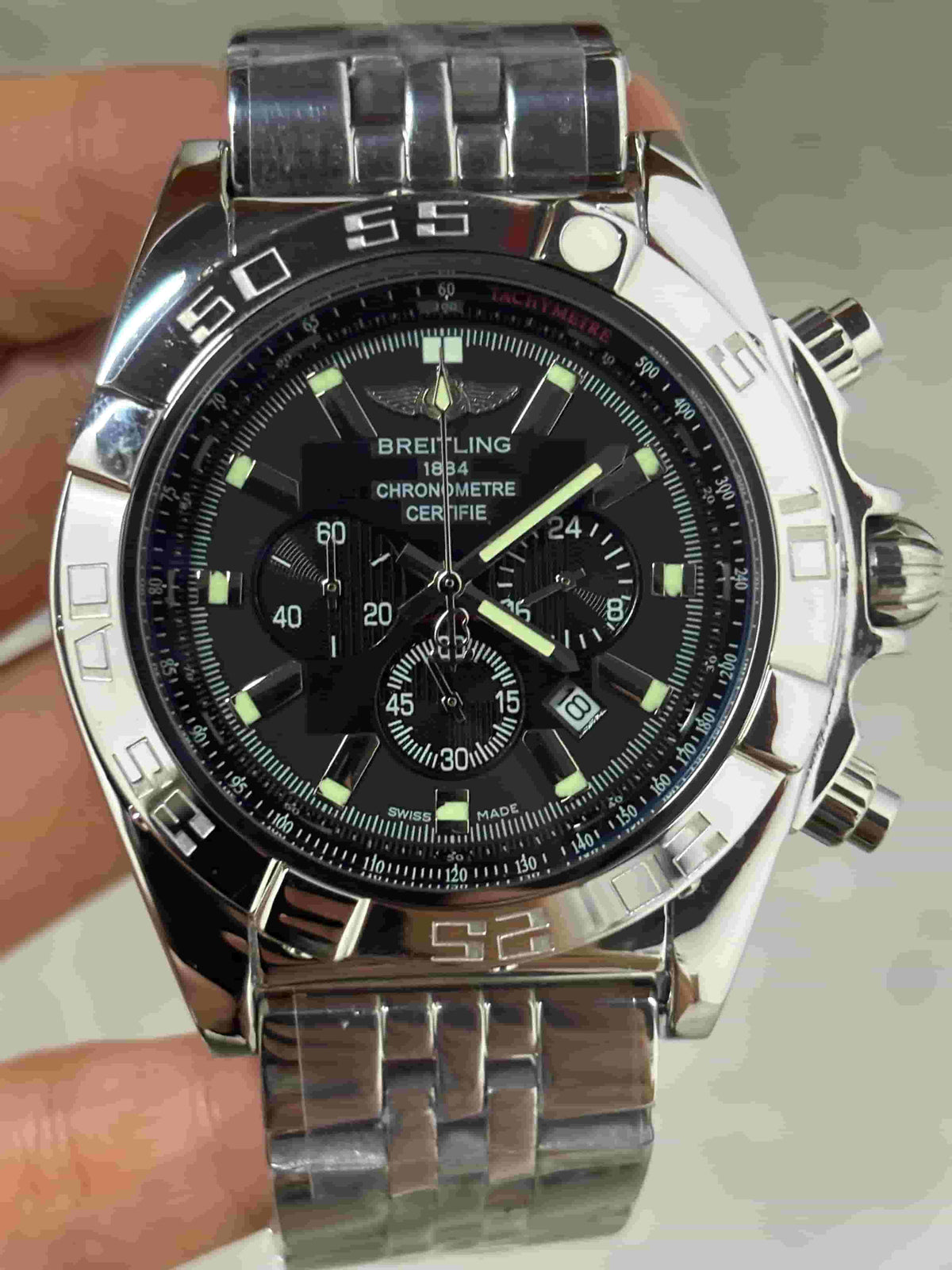 Replica Stainless Steel Japanese Vk63 Quartz Movement Watch BL128
