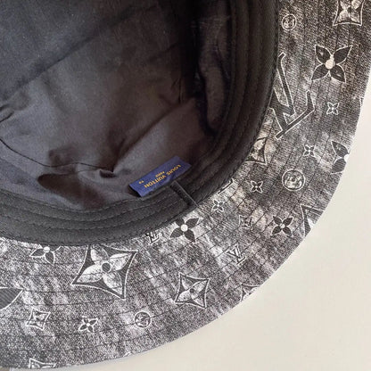 Luxury Monogram Embroidered Bucket Hat-s2 mysite