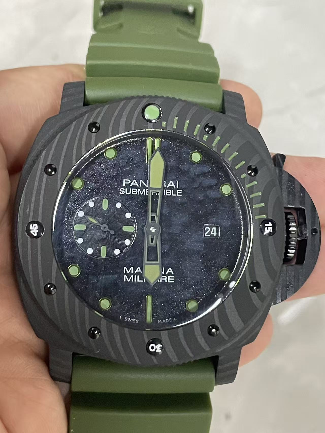 Replica SUBMERSIBLE 904L Stainless Steel Automatic Mechanical Watch Mens Watches 47mm PAM00961