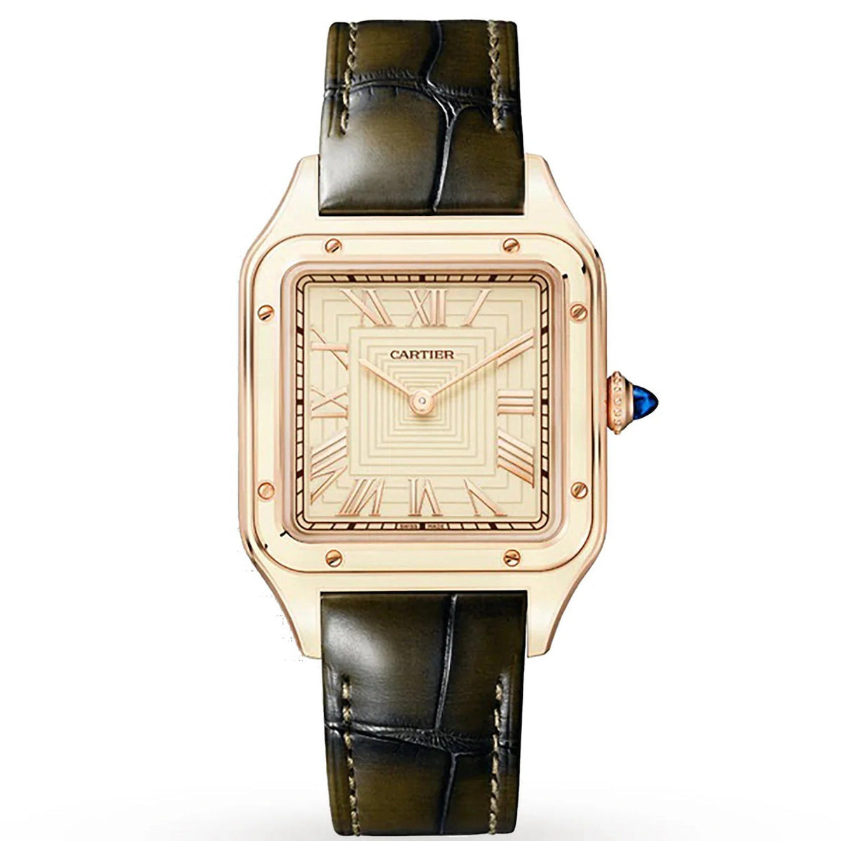 Replica SantosDumont watch WGSA0054 904l Stainless Steel Quartz Watch 32mm/28mm-1