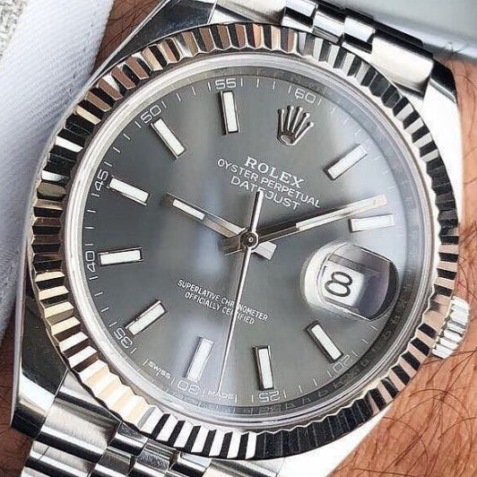 Automatic Watch for Men Replica DateJust Gray Dial 40mm/36mm