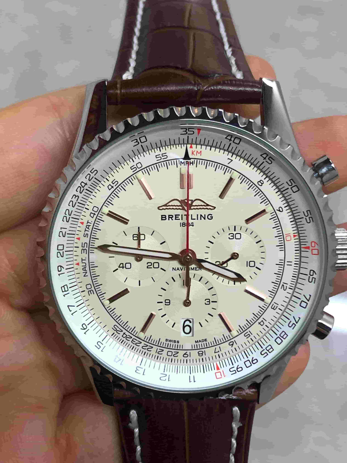 Replica Stainless Steel Japanese Vk63 Quartz Movement Watch BL67