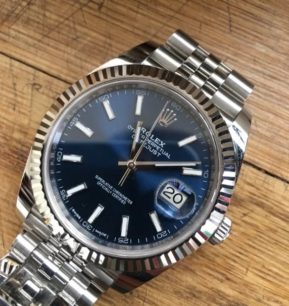 Automatic Watch for Men Replica DateJust Blue Dial 40mm