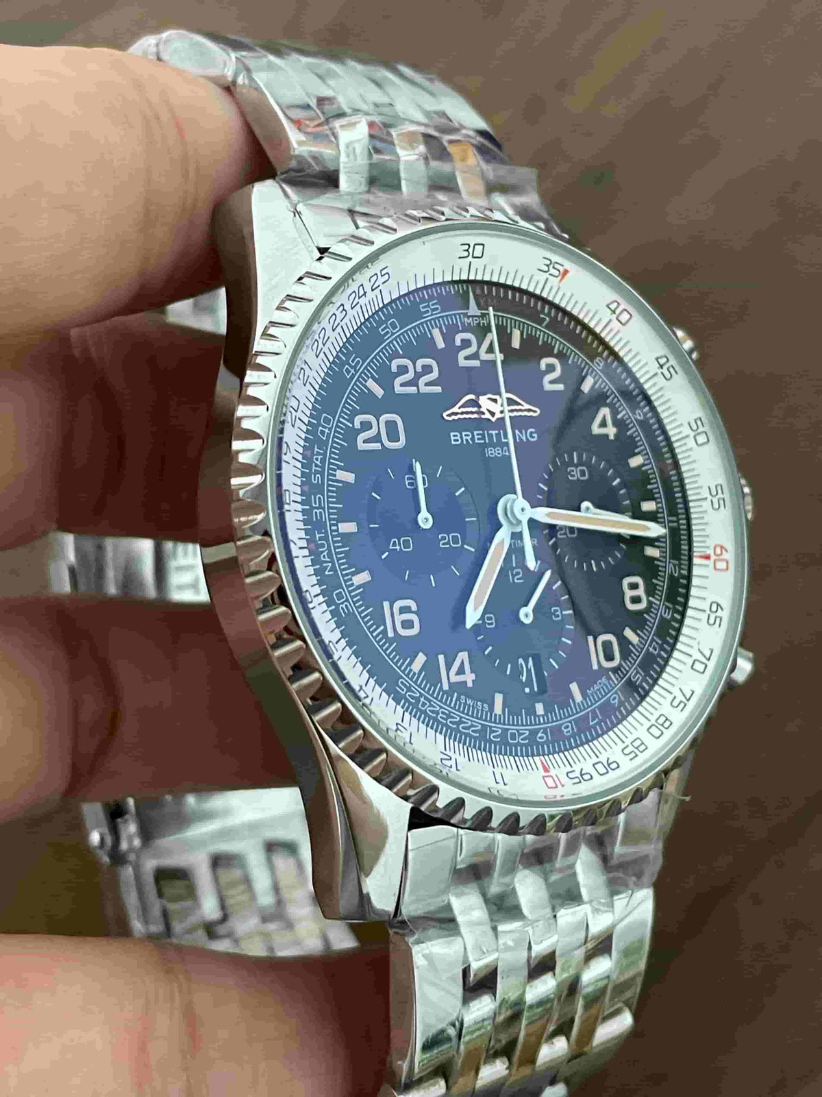 Replica Stainless Steel Japanese Vk Quartz Movement Watch BL202