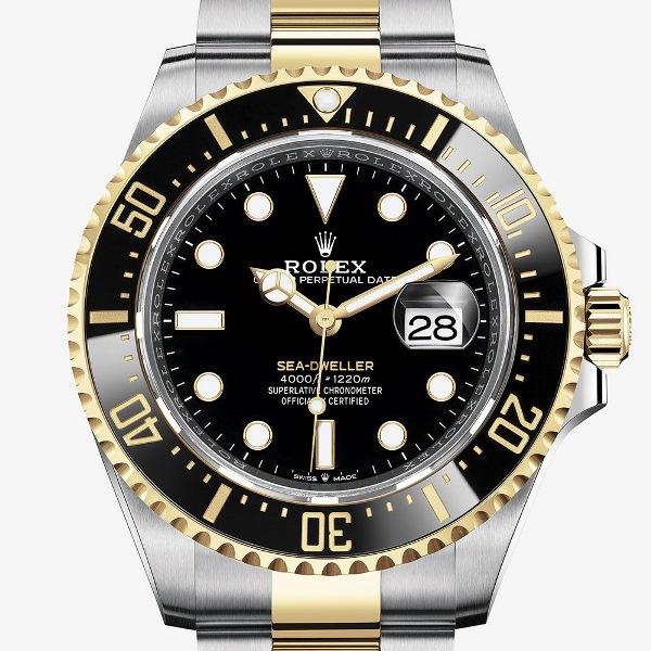 Automatic Watch Replica DeepSea Dark Gold Black Dial  100903