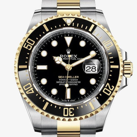 Automatic Watch Replica DeepSea Dark Gold Black Dial  100903